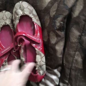 Coach pink shoes